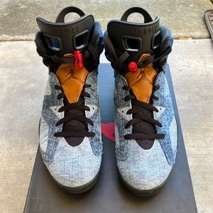 Jordan Retro 6 Washed Denim 11.5